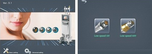 Microneedle rf frazionaria Thermage, attrezzatura non invadente di bellezza di terapia rf