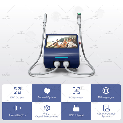 1200W 808nm diodo laser depilazione macchina con sistema di raffreddamento semiconduttore acqua aria