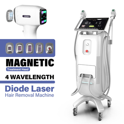 Macchina di depilazione laser a diodo ad alta densità energetica con alimentazione AC220V e frequenza diodo regolabile
