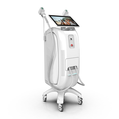 Macchina di depilazione laser a diodi 808nm professionale con sistema di raffreddamento ad acqua e aria TEC